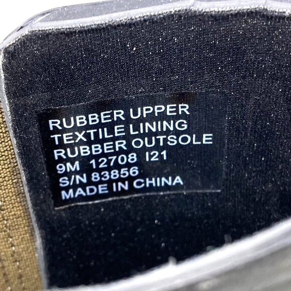 Tory Burch Hurricane Boots Foul Weather Ankle Rain Boots Black Size 9 NWOB - Picture 6 of 13